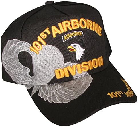 101st Airborne Division Cap. Black