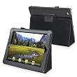 Leather Case w/ Stand for Apple iPad 2, Black