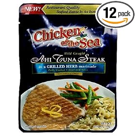 Chicken of the Sea Ahi Tuna Steaks, Pouches (Pack of 12) by Chicken of the Sea