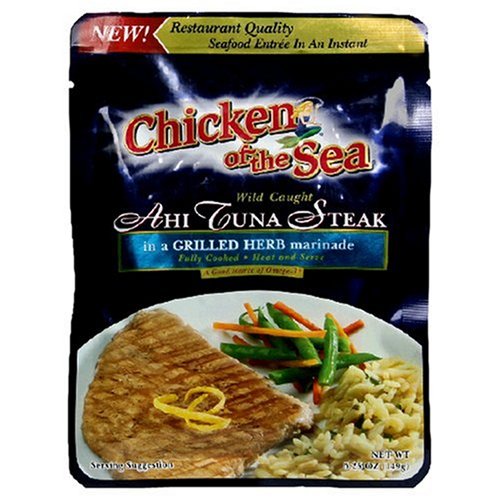 Chicken of the Sea Ahi Tuna Steaks, Pouches (Pack of 12)