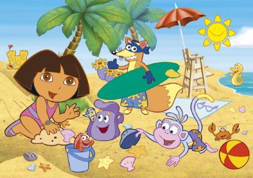 Imagen 2 de Clementoni - Puzzle infantil de Dora  (2x20 piezas)
