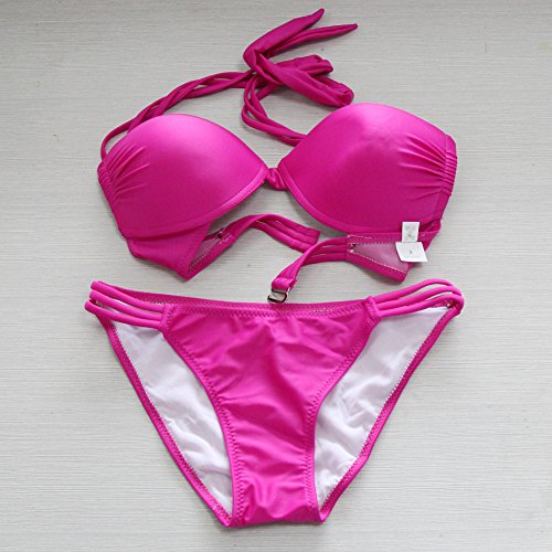 UP LURE Women Sexy 2 Pieces Padded Bathing Swimsuit Swimwear Bikini Set Beachwear