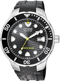 Citizen #BN0070-09E Men's Eco Drive 300M Professional Diver Watch