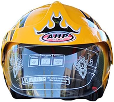 Kids Helmet Warm Bike Motorcycle Helmet (Yellow)