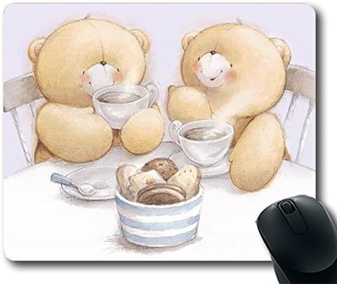 bear drinking and earting Personalized Custom Mouse Pad Gaming Mousepad in 220MM*180MM*3MM -301054