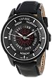 Gevril Men's 2001_Set Columbus Circle Automatic Black Leather Watch and Ballpoint Pen Watch Set from Gevril