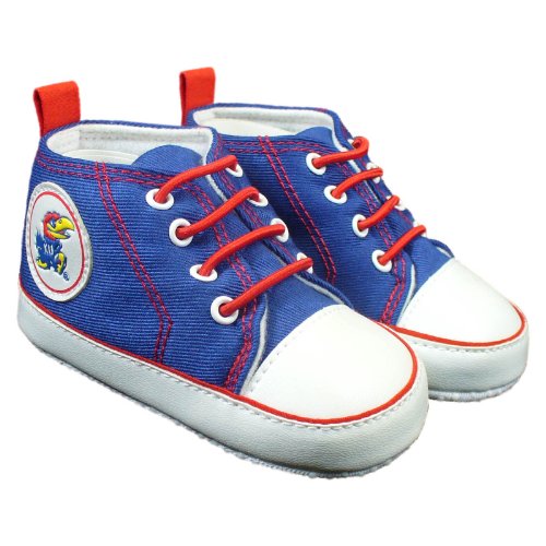 Kansas Jayhawks Infant Soft Sole Canvas Shoe SM