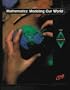 Mathematics: Modeling Our World Course 1