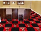 Texas Tech Red Raiders 18x18 tiles Carpet Tiles Set of 20 Carpet Tiles