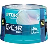TDK 16X DVD+R 50 Pack Spindle