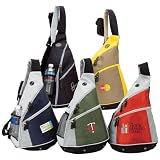 Sling Backpack With Headphone Outlet, Blue