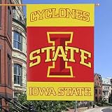 NCAA Iowa State Cyclones 2-Sided 28-by-40 inch House Banner with  Pole Sleeve