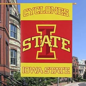 NCAA Iowa State Cyclones 2-Sided 28-by-40 inch House Banner with  Pole Sleeve