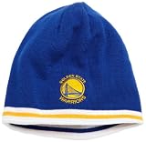NBA Men's Reversible Knit Hat - Kc35Z, Golden State Warriors, One Size , Golden State Warriors , Gold/Blue