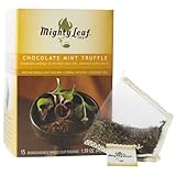 Mighty Leaf Tea Chocolate Mint Truffle Herbal Tea, 15-Count Whole Leaf Pouches (Pack of 3)
