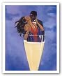 Celebration by Laurie Cooper 7"x9" Art Print Poster African-American