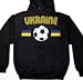 Ukraine Flags International Soccer Mens Sweatshirt, Ukrainian National Pride Men's Pullover Hoodie