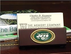 New York Jets Team Business Card Holder NFL Football Fan Shop Sports Team Merchandise