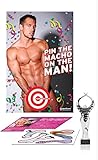 Bachelorette Party Game - Pin the Macho on the Man