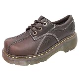 Dr. Martens Club 3 Tie Women's Bark Shoe with Flower Embossing