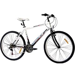 26" KCP MOUNTAINBIKE HERRENFAHRRAD WILD CAT 18 Gang SHIMANO weiss schwarz - 66,0 cm (26 Zoll)