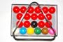 Sport Snooker Kugeln 52,4 mm hochglanzpoliert inkl. Snookerdreieck