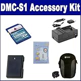 Panasonic Lumix DMC-S1 Digital Camera Accessory Kit includes: ZELCKSG Care  ....