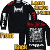 MMA Stryker Fight Gear Black Long Sleeve T-shirt Top Dawg Pitbull (Available in Sizes Small-5xl) Please Contact Us for the Size You Would Like, We Can Not Ship Your Item Until We Get the Size, Thanks so Much