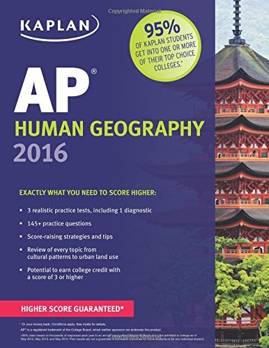Kaplan AP Human Geography 2016 (Kaplan Test Prep) by Swanson Kelly (2015-08-04) Paperback