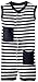 L'ovedbaby Unisex-Baby Newborn Organic Shortall, Navy/White, 3/6 Months