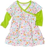 Zutano Mochi Long Sleeve Wrap Dress, White, 12 Months ( 6-12 months)
