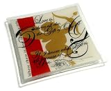Peggy Karr 10-Inch Glass Cupid Square Plate