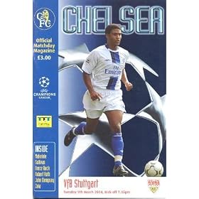 Chelsea v Stuttgart official programme 09/03/2004