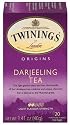 Twinings Darjeeling Tea, Tea Bags, 20-Count Boxes (Pack of 6)