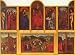 Jan van Eyck (Ghent altar altar of the Mystic Lamb, Scene: View of the open altar) Art Poster Print - 13" X 19"