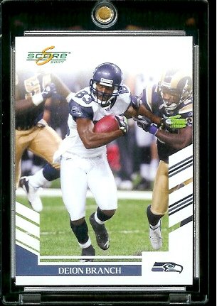2007 Score # 130 Deion Branch - Seattle Seahawks - NFL Football Card