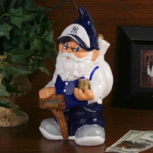 Forever Collectibles MLB New York Yankees Team Gnome Bank