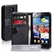Yousave SA-EA01-Z021 Etui portefeuille + Protection d'�cran pour Samsung Galaxy S2 Noir