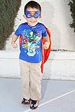 (Batman) ROXX Superhero Superman Kids Girl And Boy Cape and Mask Costume for Child