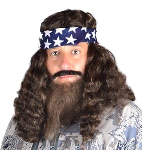 My Costume Wigs Duck Dynasty Willie Set One Size Fits All