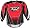 JT Team Men's Paintball Jersey - Medium - Red