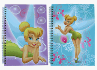 Disney Tinkerbell Spiral Notebook 2 pcs