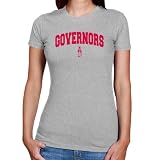 Austin Peay State Governors Ladies Ash Logo Arch Slim Fit T-shirt
