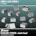 Ammo Box Bundle, Terrain Scenery for Tabletop 28mm Miniatures Wargame, 3D Printed and Paintable, EnderToys