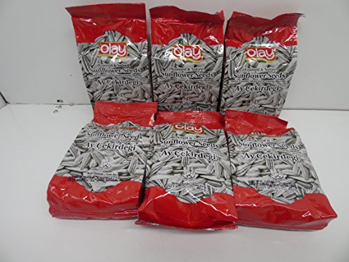 Olay Roasted and Salted Sunflower Seeds,6.17 oz x 6 (Pack of 6), Turkish