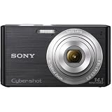 Sony Dscw610 Digital Still Camera - Black (14.1mp, 4x Optical Zoom) 2.7 Inch Lcd