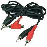 RCA 6' Piggyback Stereo Cable