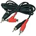 RCA PIGGYBACK STEREO CABLE 6'