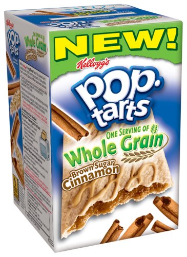 Pop-Tarts, (Semi-Frosted) Whole Grain Brown Sugar Cinnamon, 8-Count Tarts (Pack of 12)