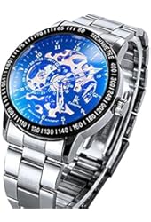 Multi Color Luxury Ik 98226 Stainless Steel Automatic Skeleton Mechanical Wristwatch Hollow Men's Watches Pbao Baby Carrier (Style15)